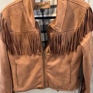 Wrangler Brown Fringe Jacket
